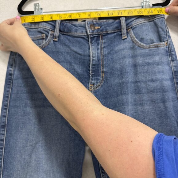 Abercrombie & Fitch Jeans Womens 30 Blue Ultra High Rise Flare Denim Stretch - Picture 6 of 13